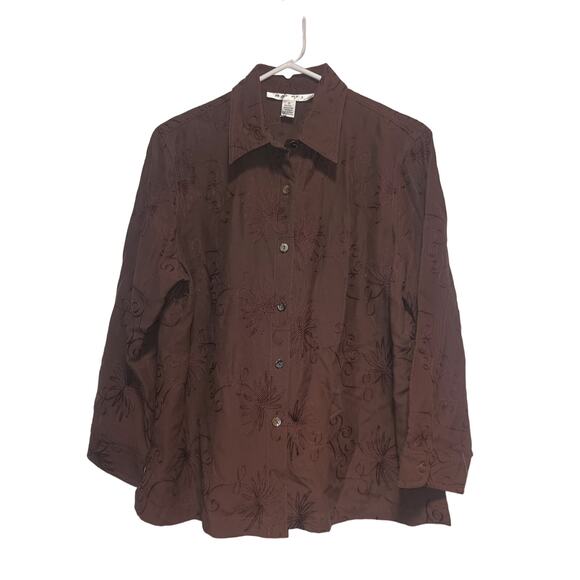 Rafael Women's Button Up Shirt Size 12 (Large) - Picture 1 of 2